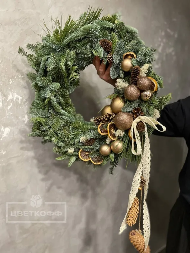 Венок из натурального нобилиса