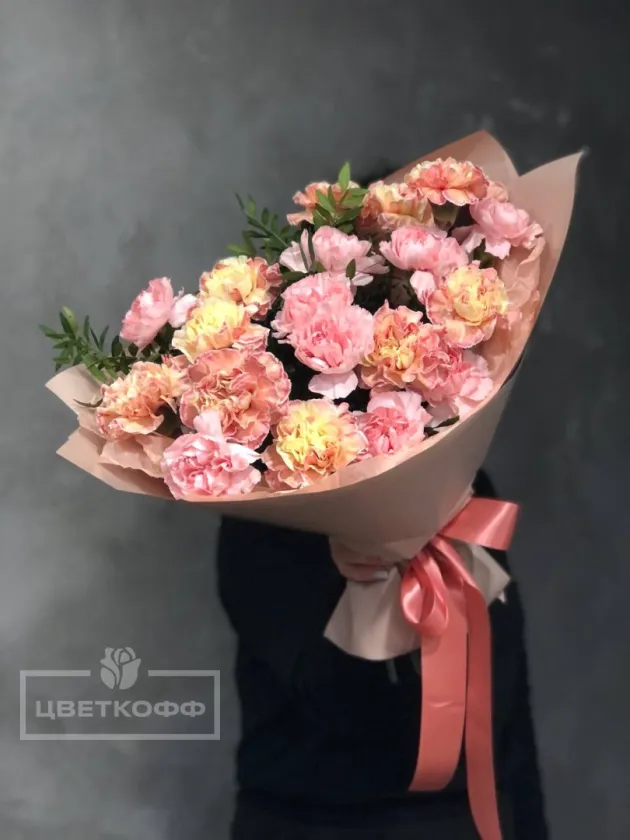 Букет из 17 микс диантусов