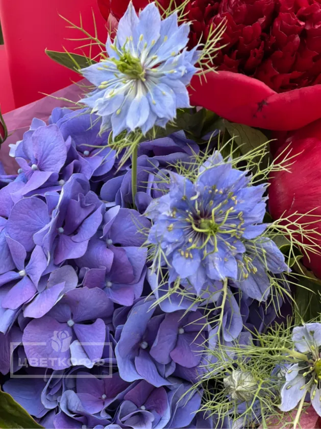 Букет «Гранатовый мусс»