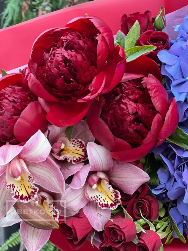 Букет «Гранатовый мусс»