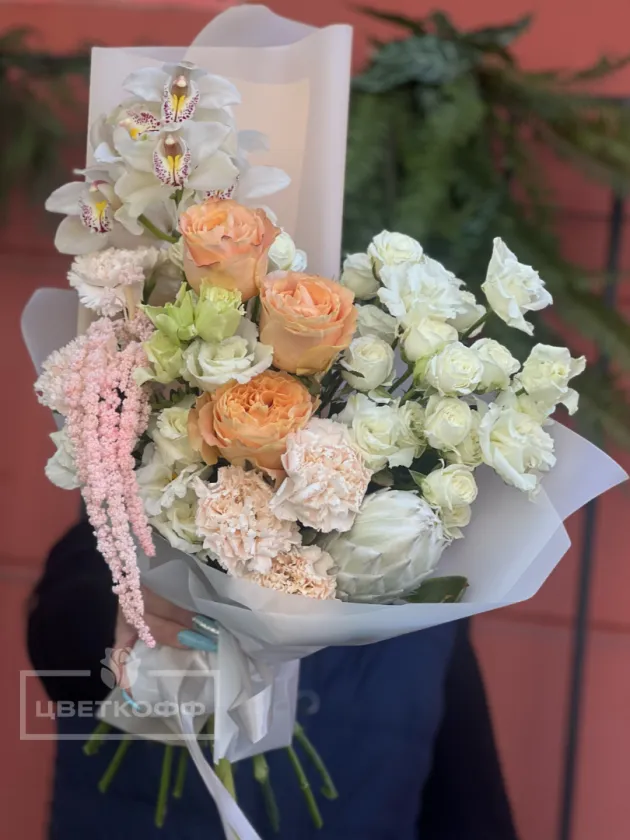 Сборный букет «Крем де ля крем»