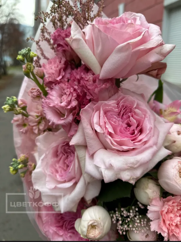 Сборный букет «Нежное суфле»