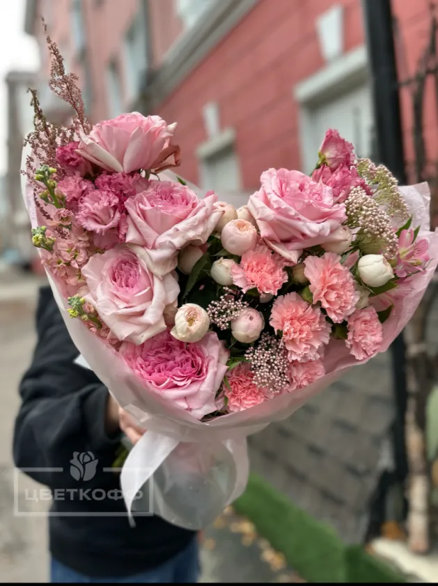 Сборный букет «Нежное суфле»