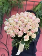 51 эквадорская роза «пинк мондиаль »