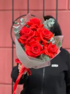 Моно букет из 5 французских роз