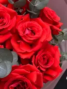 Моно букет из 5 французских роз