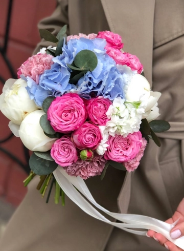 Свадебный букет №14 от интернет-магазина цветов в 