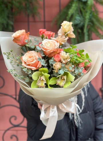 Ароматный сборный букет «1213» от интернет-магазина цветов в 